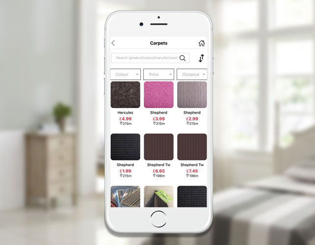 Carpet Trader iPhone App