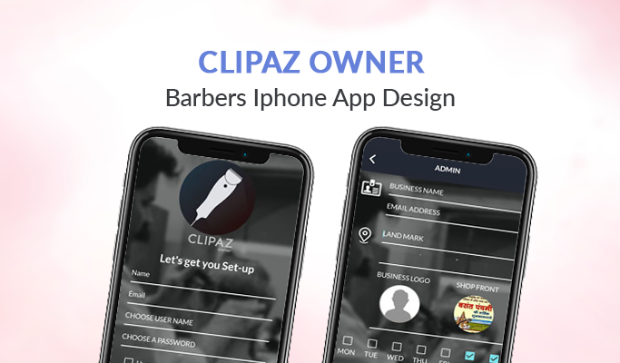 Barbers Iphone App Design