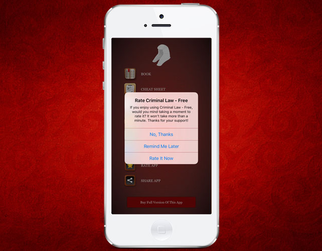 Iphone App of Criminal Law Informations