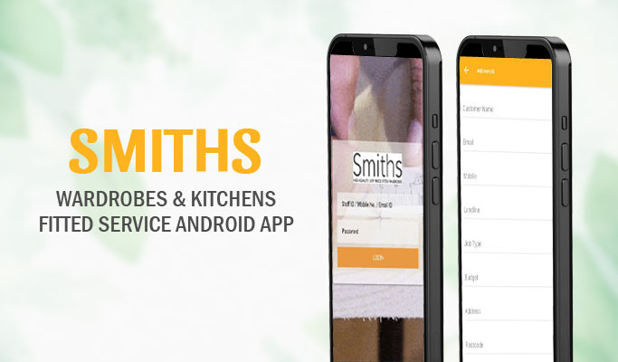 Android Based Wardrobes & Kitchens Fitted Service Booking App 