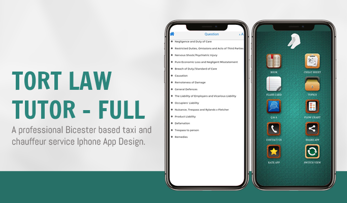 Iphone App for Tort Law Informations