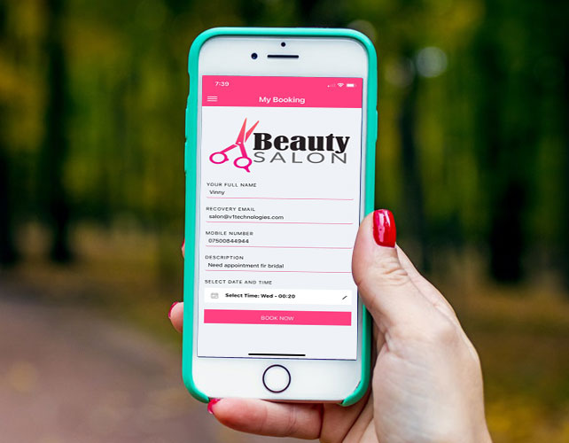 Hair Makeup & Beauty Services App for Salons, Beauty Parlors, Barbers & Hairdressers