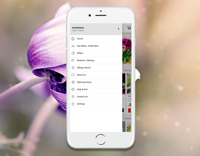 Online Flowers Ordering iPhone App