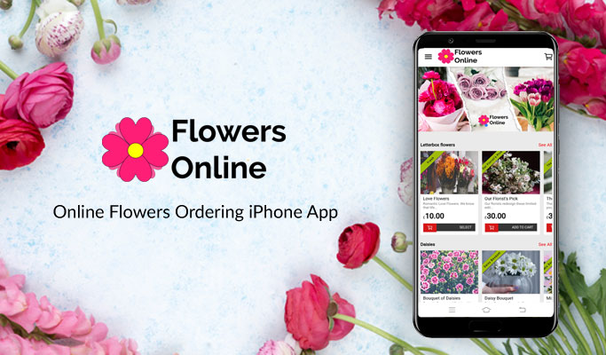 Online Flowers Ordering iPhone App