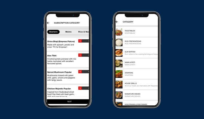 Restaurant Based Mobile App