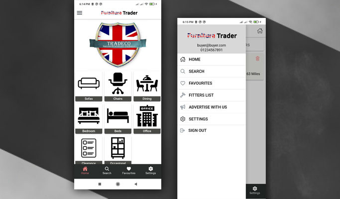 Furniture Trader iPhone App
