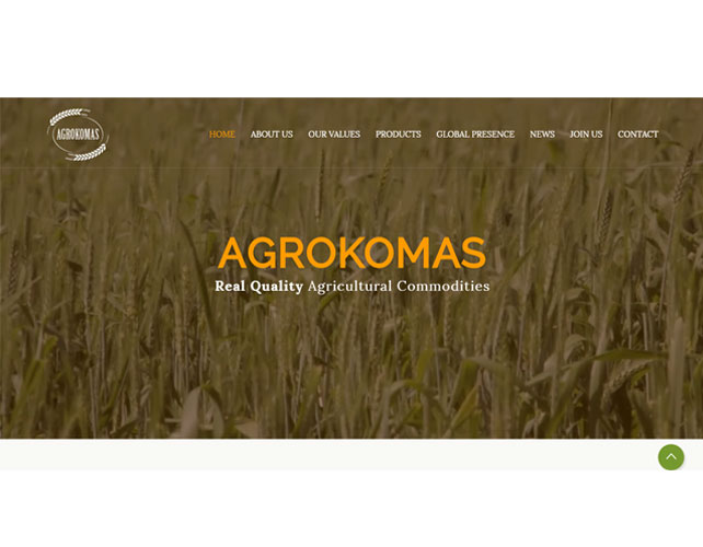 Website for Agro Business