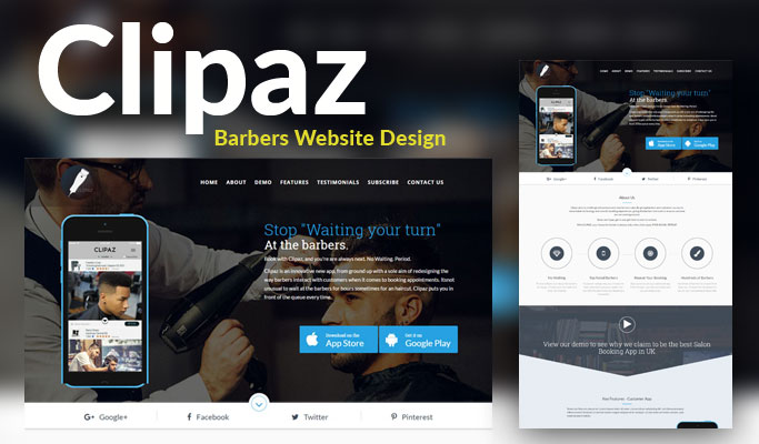 Barbers Website Design