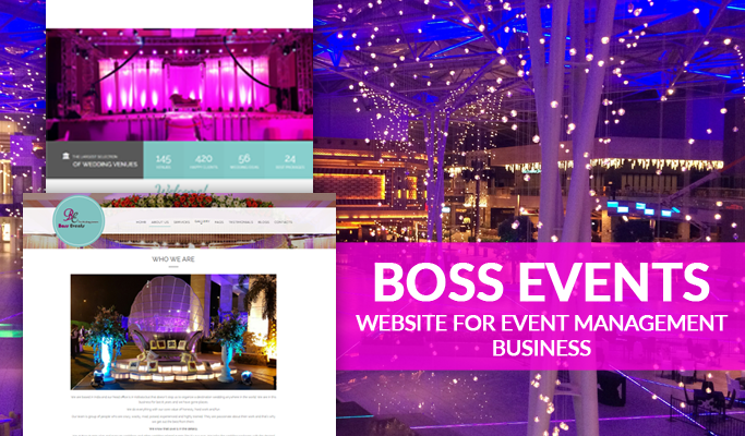 Website for Event Management Business