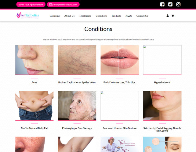 Medical Aesthetic Care Website