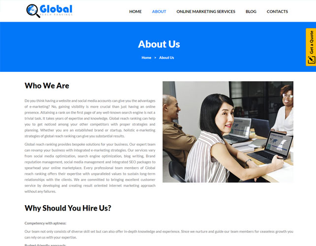SEO Company Website