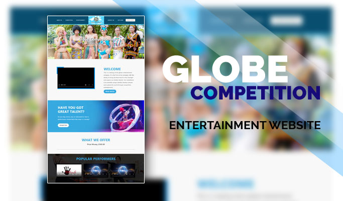 Entertainment  Website Design