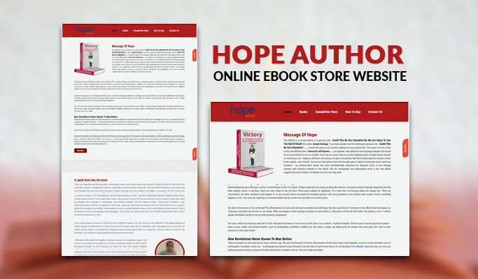Online eBook Store Website