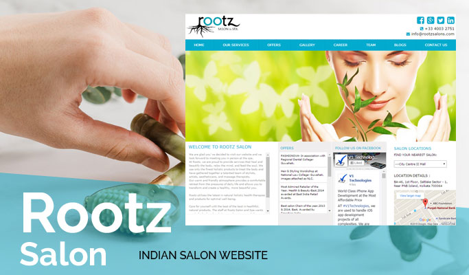 Indian Salon Website