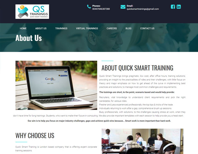 Training Solutions Website