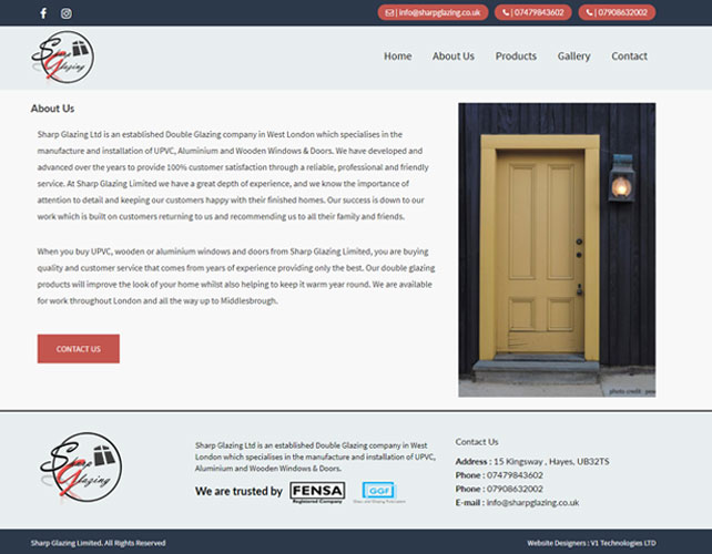 Windows & Doors Installation Website