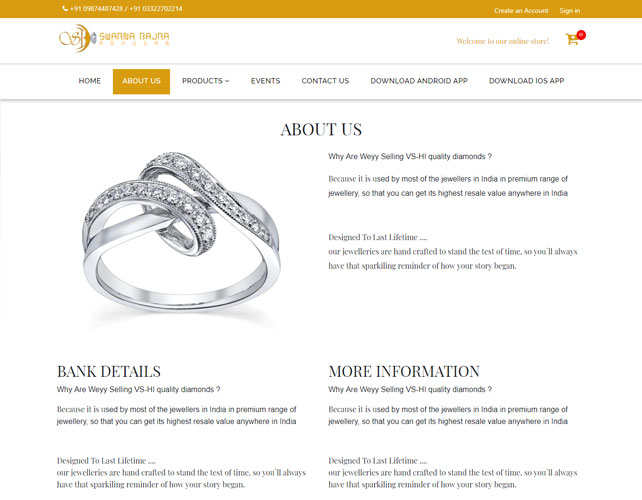 fashionable jewelleries Website