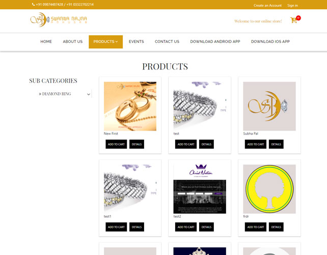 fashionable jewelleries Website