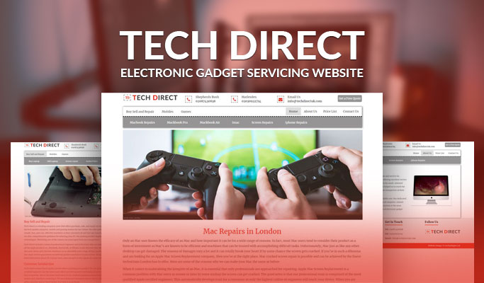 Electronic Gadget Servicing Website