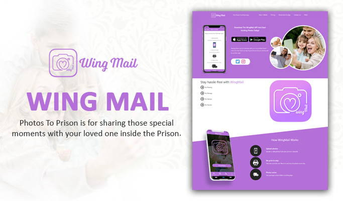 Wing Mail Website Design