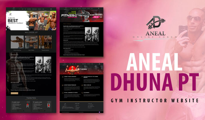 Aneal Dhuna Website Design