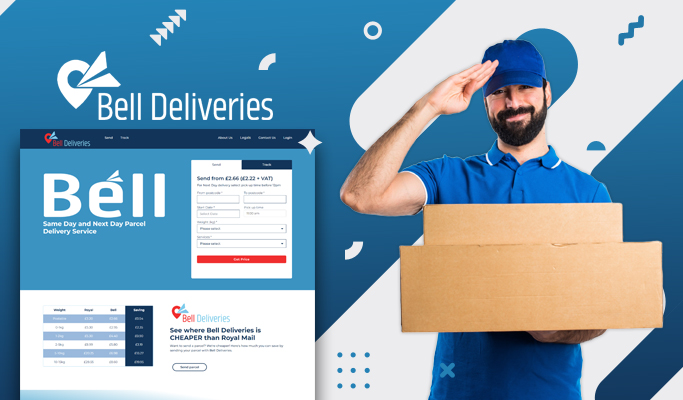 Parcel Delivery Service Website