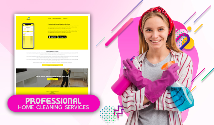 Professional Cleaning Services Website Design