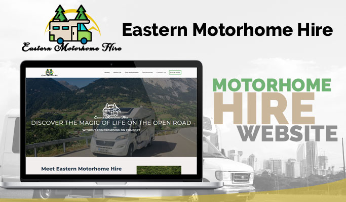 Eastern Motorhome Hire Website Design