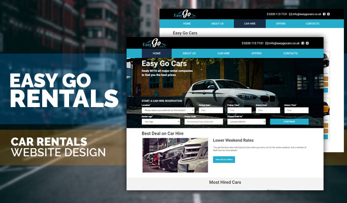 Rentals Website Design