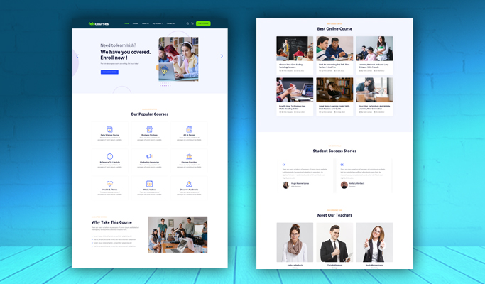 Education Based Website Design