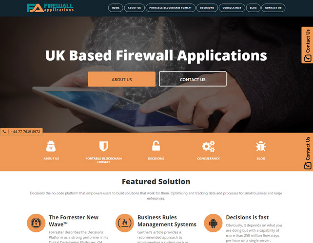 Firewall Website Design