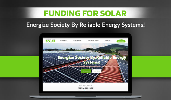 Solar Panel Based Website