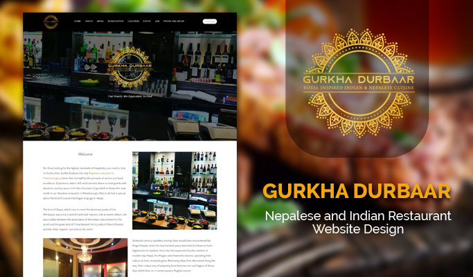 Nepalese and Indian Restaurant Website