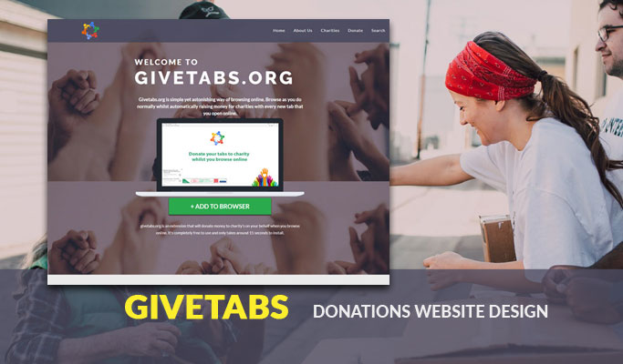 Donations Website Design