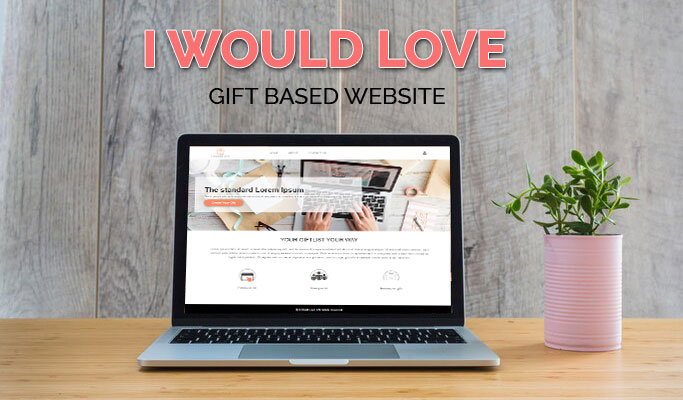 Gift based website