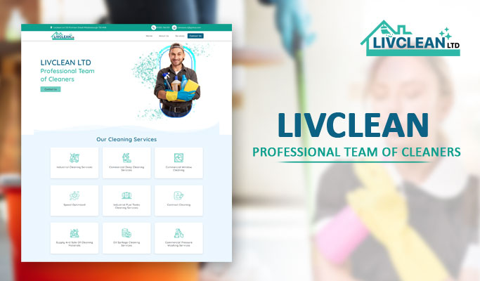 Cleaning Services Website Design