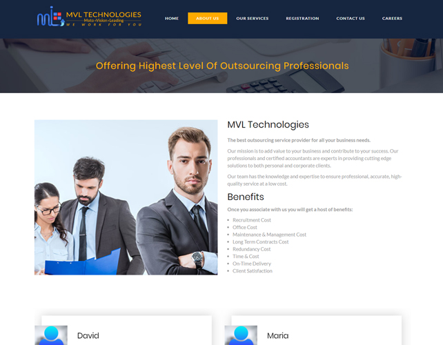 Outsourcing service provider