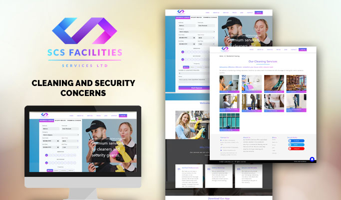 SCS Facilities Website Design