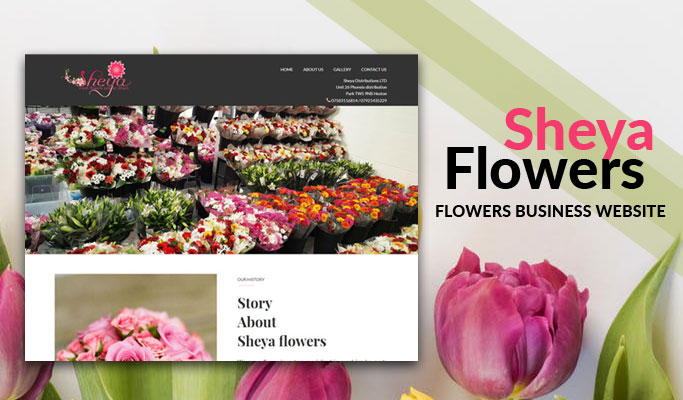 Flowers Business Website Design