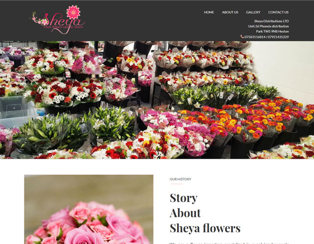Flowers Business Website Design