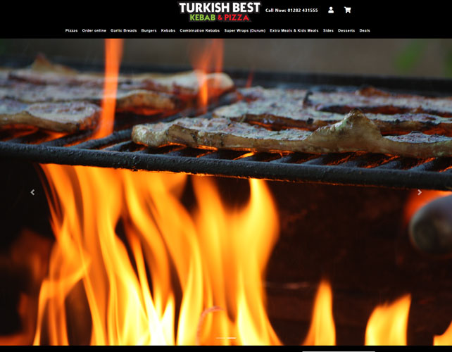 Turkish Kebab & Pizza Website Design