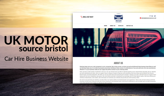 Car Hire Business Website