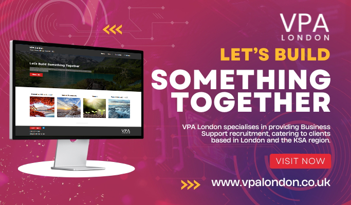 VPA London Provide Business Support recruitment, catering
