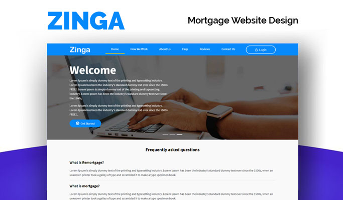 Mortgage Website Design 
