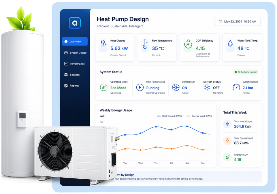 Professional Heat Pump Design and Heating System Engineering