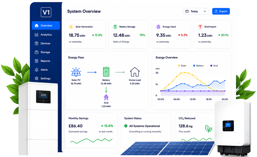 Solar PV Battery Storage Design for Renewable Energy Systems