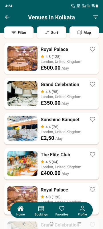 Wedding Venue Booking