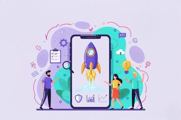 Creative app developers launching project