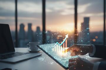 Modern website development dashboard for business growth UK