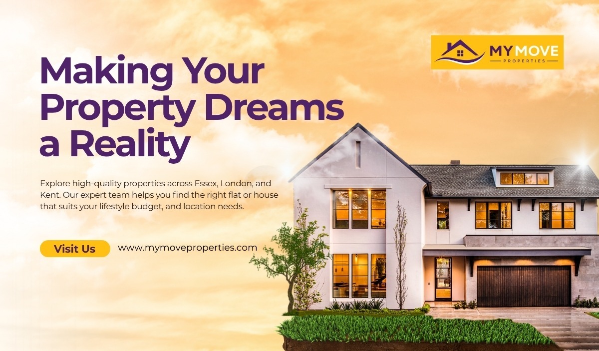 Modern UK property listings page created via professional estate agent website design.